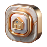 serene artistic Smart Home Device Compatibility Icon Isolated for Tech Specs original png