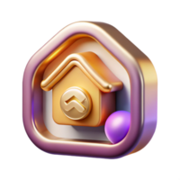 serene artistic Smart Home System Upgrade Icon Cutout for Software Updates exclusive png