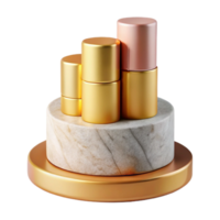 dramatic abstract Stacked Column Chart Segment Data Cutout for Market Segmentation exclusive png