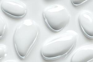 A white background with many different shapes photo