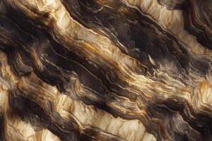 A black and gold marble texture with a pattern photo