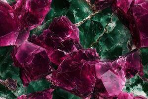 A close up of a green and purple marble photo