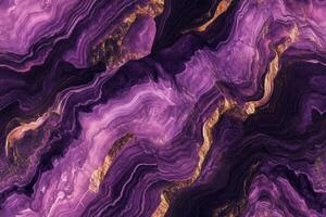 A purple and gold marble background with a gold and purple design photo