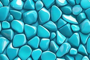 A blue background with many pebbles photo