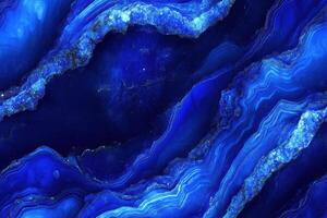 Blue marble background, with a wave pattern photo