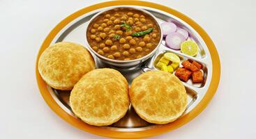 A plate with three different types of food on it photo