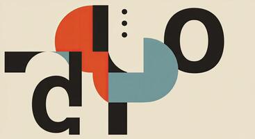 An abstract design with the words og 16 on it photo