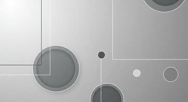 A gray and black background with circles and squares photo