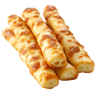 Crispy Golden Cheese Sticks with Gooey Melted Cheese Inside Perfect for Snacking and Dipping png