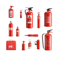 Fire Extinguisher Set Transparent Background png