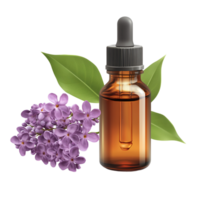 Glass Bottles With Essential Oils Transparent Background png