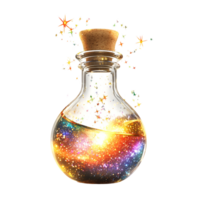 Mystical Elixir Flask Transparent Background png