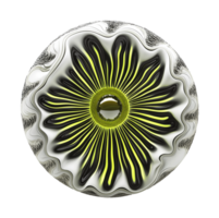 Futuristic abstract high-tech eye with ripple effect transparent image. Advanced robotics. Cybernetics isolated cutout 3d render. Sci-fi engineering cut out clipart design element png