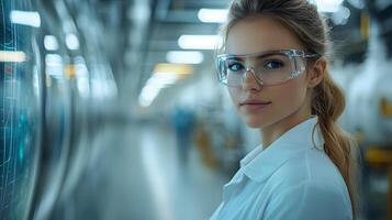 Engineers analyzing clean energy data in a bright workspace filled with wind farm visuals, innovative teamwork, 8K detailed picture with copy space photo