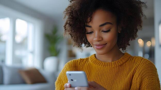 A close-up of a person using a blood glucose monitor at home with a calm, well-lit background and space for branding. photo