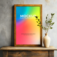 Realistic Frame Mockup for Branding and Advertisement psd
