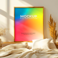 Minimal Picture Frame for Photography and Poster Display psd