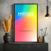 Empty Frame for Professional Branding and Marketing psd