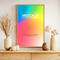 Minimal Photo Frame for Home and Office Spaces psd
