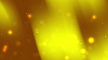 Blurry yellow background with lights perfect for festive designs, party invitations, abstract concepts, advertisements, and bright themed projects. video