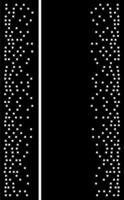 Abstract Pixelated Vertical Design with Squares and a White Line vector