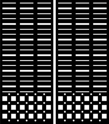 Geometric pattern with lines and squares