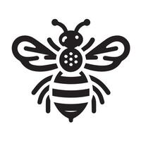 Ornate Bee Logo Design for Branding vector