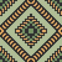 Ethnic Pattern Ethnic Design Pattern in the Philippinesfolk Embroidery, Aztec Geometric Ornament Print. Design for Carpet, Wallpaper, Clothing, Wrapping, Fabric vector