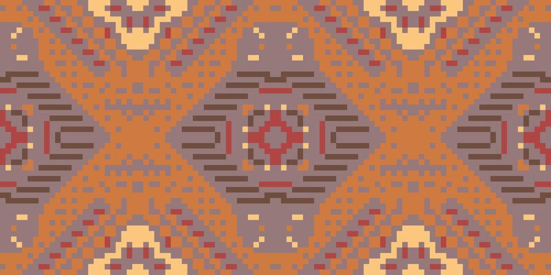 Geometry Shapes Ikat Pattern Sareefolk Embroidery, Aztec Geometric Ornament Print. Design for Carpet, Wallpaper, Clothing, Wrapping, Fabric