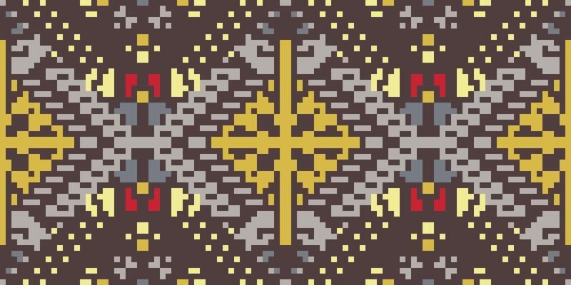 Cross Stitch Ikat Pattern Designfolk Embroidery, Aztec Geometric Ornament Print. Design for Carpet, Wallpaper, Clothing, Wrapping, Fabric