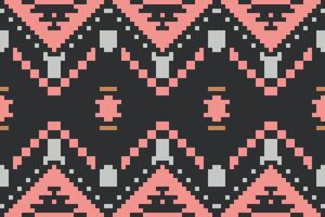 Sari Pattern Islamic Geometric Patterns Drawingfolk Embroidery, Aztec Geometric Ornament Print. Design for Carpet, Wallpaper, Clothing, Wrapping, Fabric vector