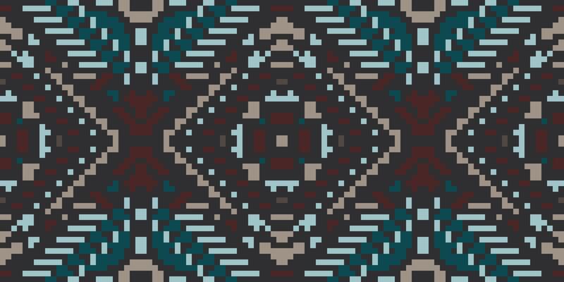 Cross Stitch Islamic Pattern Backgroundfolk Embroidery, Aztec Geometric Ornament Print. Design for Carpet, Wallpaper, Clothing, Wrapping, Fabric