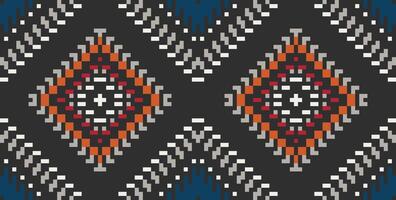 Folklore Simple Arabic Geometric Patternfolk Embroidery, Aztec Geometric Ornament Print. Design for Carpet, Wallpaper, Clothing, Wrapping, Fabric vector
