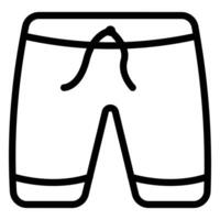 Pant Icon in Line Style vector