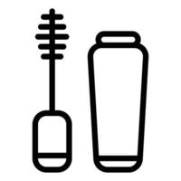 Mascara Icon in Line Style vector