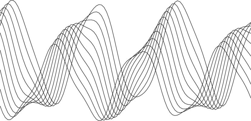 Abstract geometric wave pattern design for creative digital and print projects