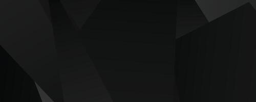 Abstract geometric black polygonal background with subtle gradients vector