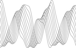 Abstract wavy line pattern for modern graphic design and digital patterns vector