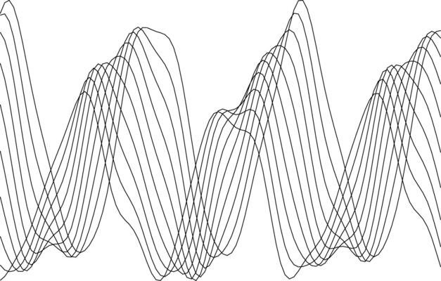 Abstract wavy line pattern for modern graphic design and digital patterns