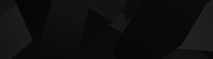 Abstract black geometric pattern with overlapping angular shapes vector