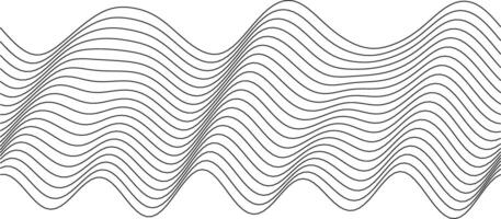 Abstract wavy line pattern design for modern art and decoration vector