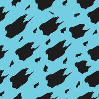Abstract seamless pattern with blots for background vector