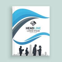 abstract business brochure template design vector