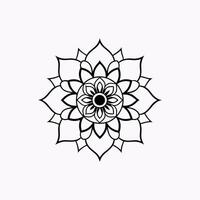 Traditionally Mandala Art Design on White Background Intricate , Decorative Mandala Pattern vector