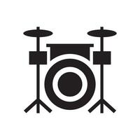 Drum music instrument vector