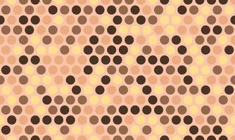 Abstract seamless pattern of diverse circles in warm earth tones. Perfect for backgrounds, textiles, or modern design projects. Evokes feelings of unity and natural harmony. vector