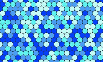 Abstract seamless pattern of vibrant blue and cyan circles. Perfect for backgrounds, textures, website design, and textile prints. vector