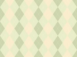Elegant pastel green and beige argyle pattern. Perfect for backgrounds, websites, branding, and textile design. Subtle texture and classic style create a sophisticated and timeless aesthetic. vector