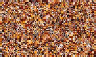 Intricate mosaic of earthy tones. A visually rich, abstract pattern ideal for website backgrounds, textile designs, or artistic projects. vector