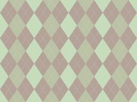 Elegant argyle pattern in soft pastel greens and browns. Perfect for backgrounds, textile designs, or adding a touch of sophisticated style to your projects. vector